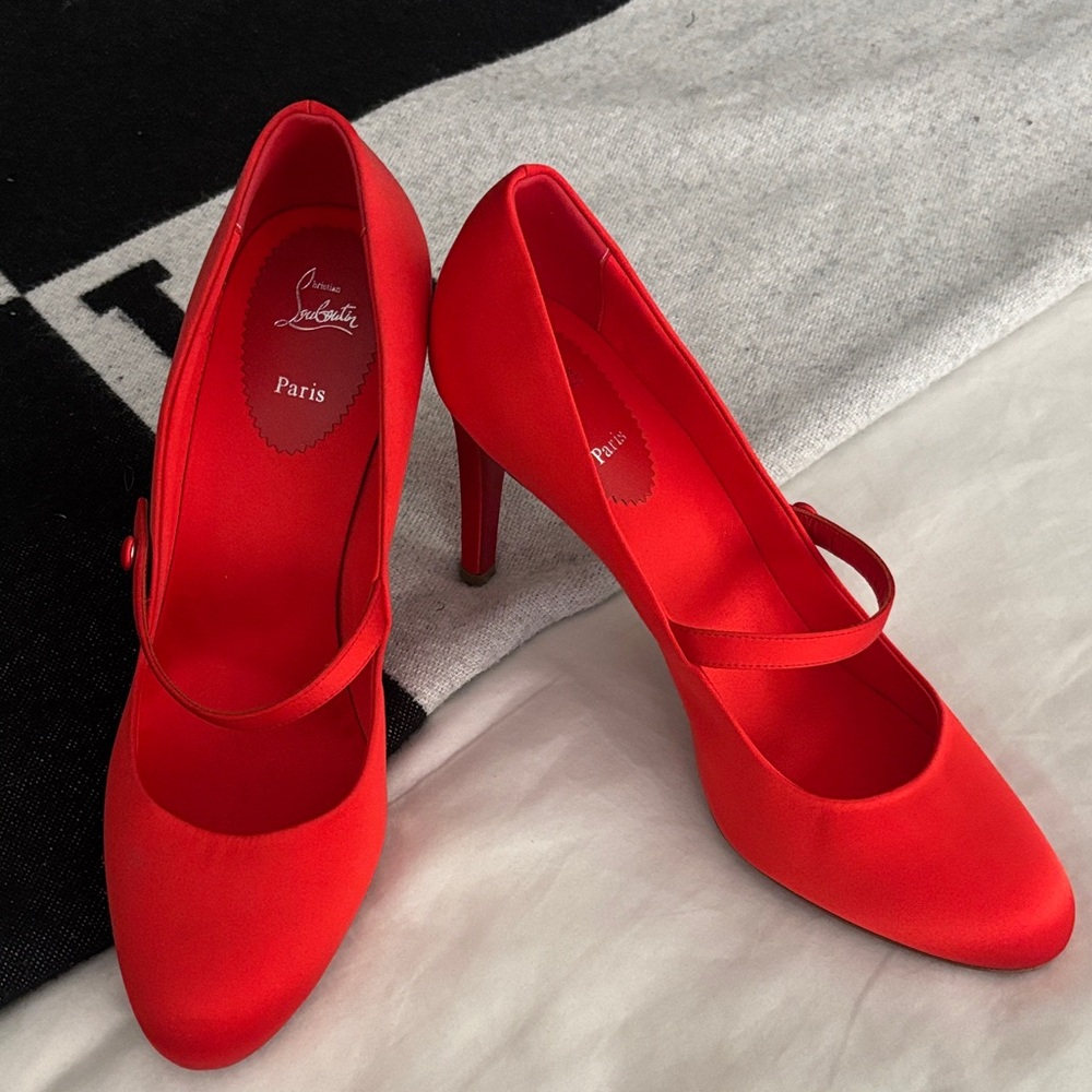 Christian Louboutin Vibrant Red Heels
